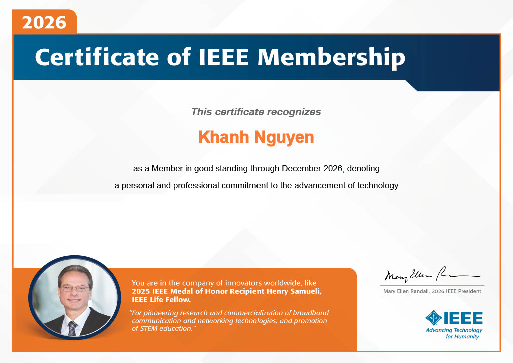 Certification completed by Nguyen Hoang Khanh